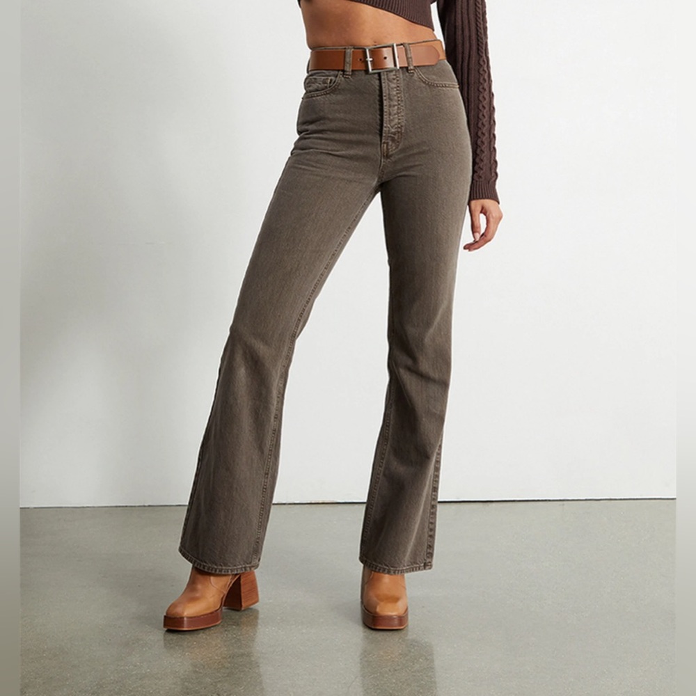 PacSun Brown High Waisted Bootcut Jeans Size 29